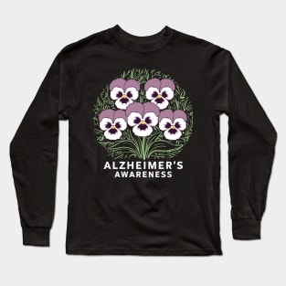 alzheimer's awareness Long Sleeve T-Shirt